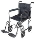 Foldable Lightweight Portable Wheelchair, Folding Transport Wheel Chair