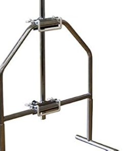 Medline MDS80617TRI Wheelchair, EXCEL, 18 “, PERM ARM, ELR, Black 2