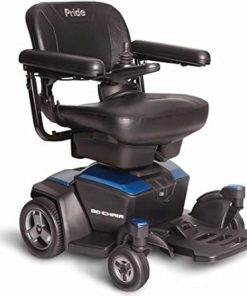 Pride Go-Chair Travel Power Wheelchair, Blue
