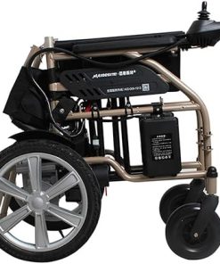 Electric Wheelchair – Lightweight Foldable Aluminium Power Electric Wheelchair Folding Electric Wheelchair for Disabled