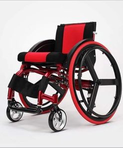 Sports and Leisure Wheelchair, Foldable, Lightweight and Portable, Ultra-Light Aluminum Alloy