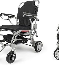 Porto Mobility Ranger Super Lightweight Portable Weatherproof (only 43 lbs) Foldable Sturdy Brushless Controller and Dual Motorized Powerful Premium Electric Wheelchair